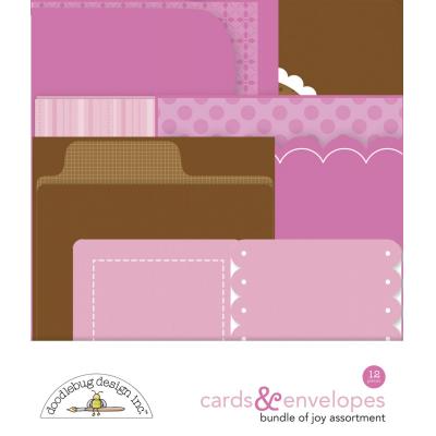 Doodlebug Baby Girl - Cards & Envelopes